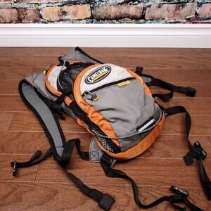 CamelBak MULE Hydration Pack Backpack Orange Grey Cycling Hiking **No Bladder**